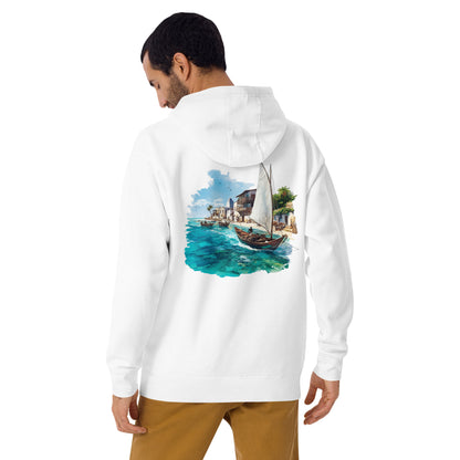 Zanzibar Unisex City Back Print Hoodie - Swagodin