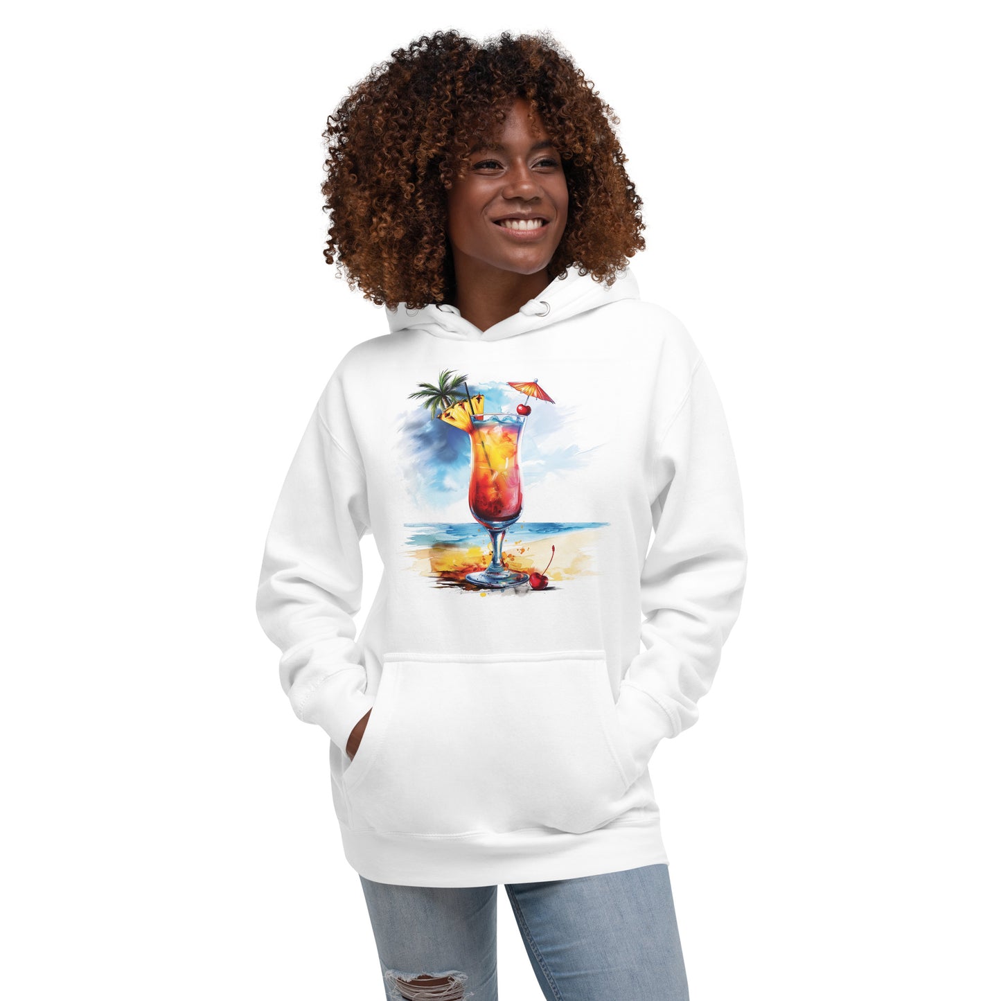 Barbados Front Print Unisex Hoodie - Swagodin