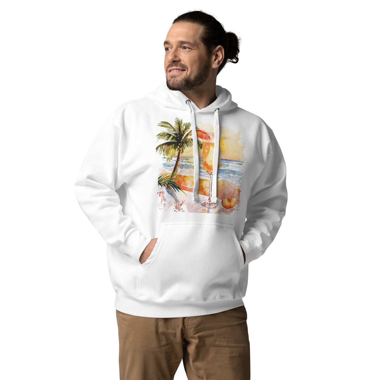 Bellini Front Print Unisex Hoodie - Swagodin