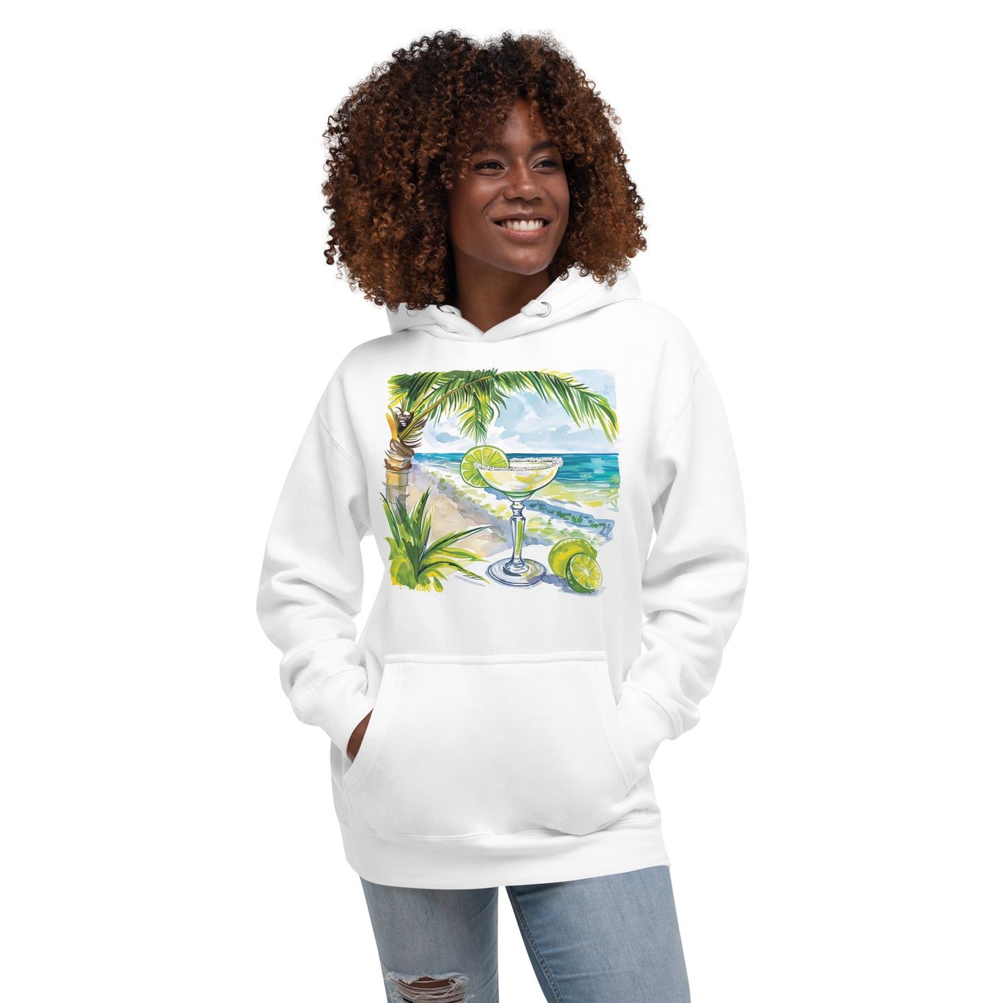 Margarita Front Print Unisex Hoodie - Swagodin