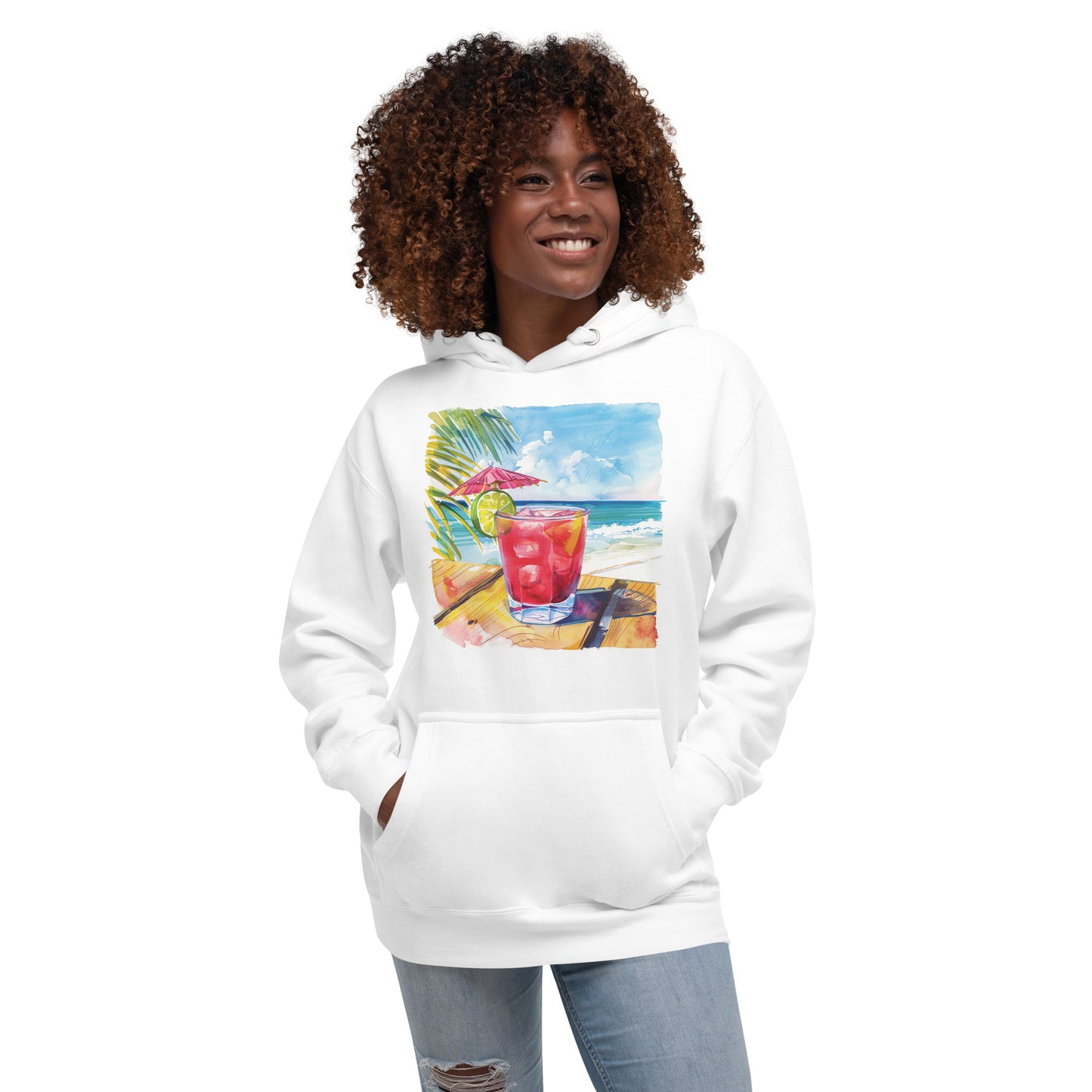 Woo Woo Front Print Unisex Hoodie - Swagodin