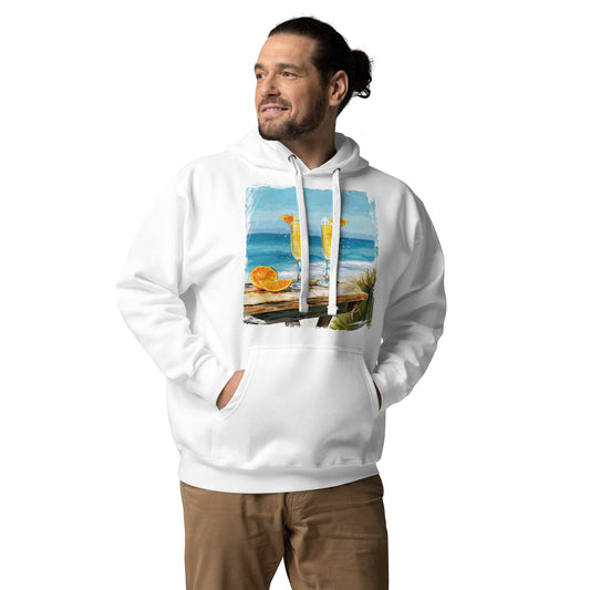 Mimosa Front Print Unisex Hoodie - Swagodin