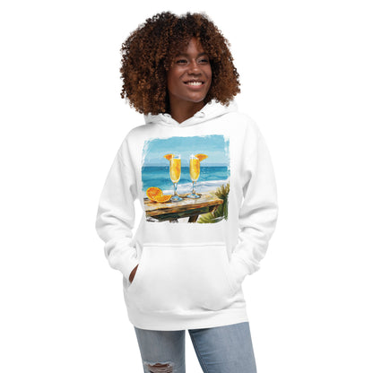 Mimosa Front Print Unisex Hoodie - Swagodin