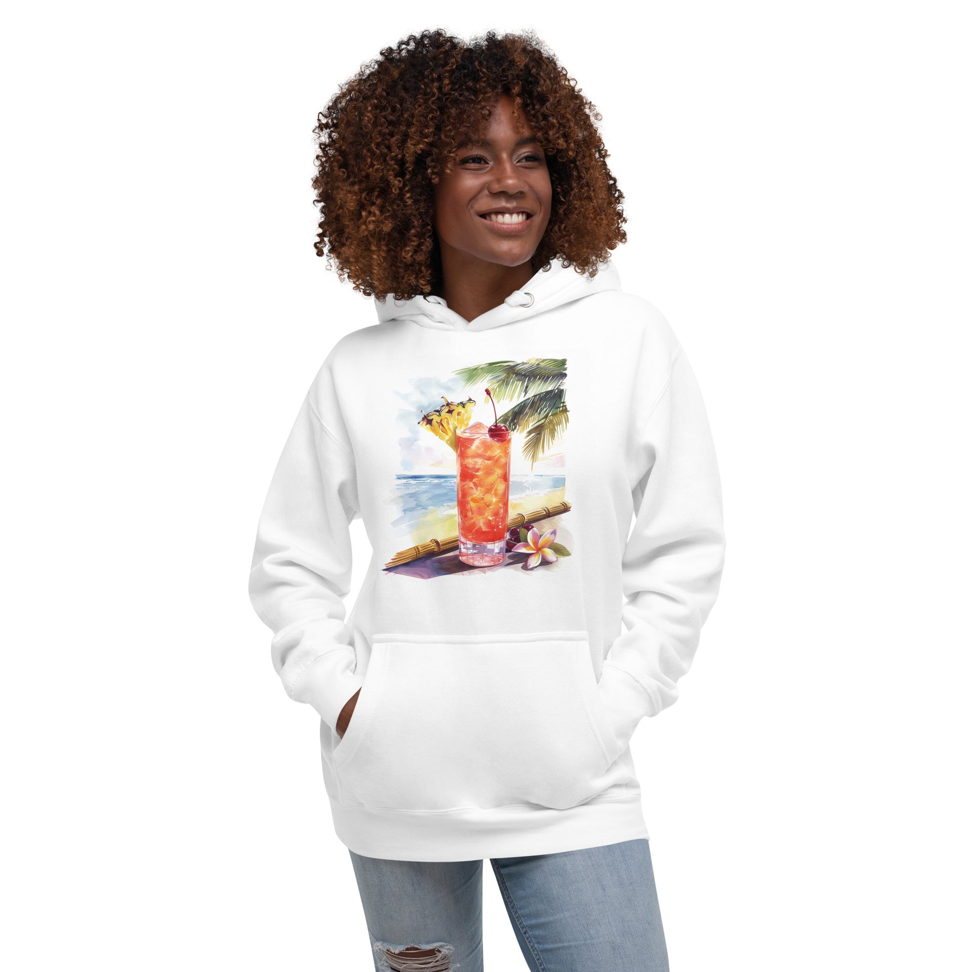 Singapore Sling Front Print Unisex Hoodie - Swagodin