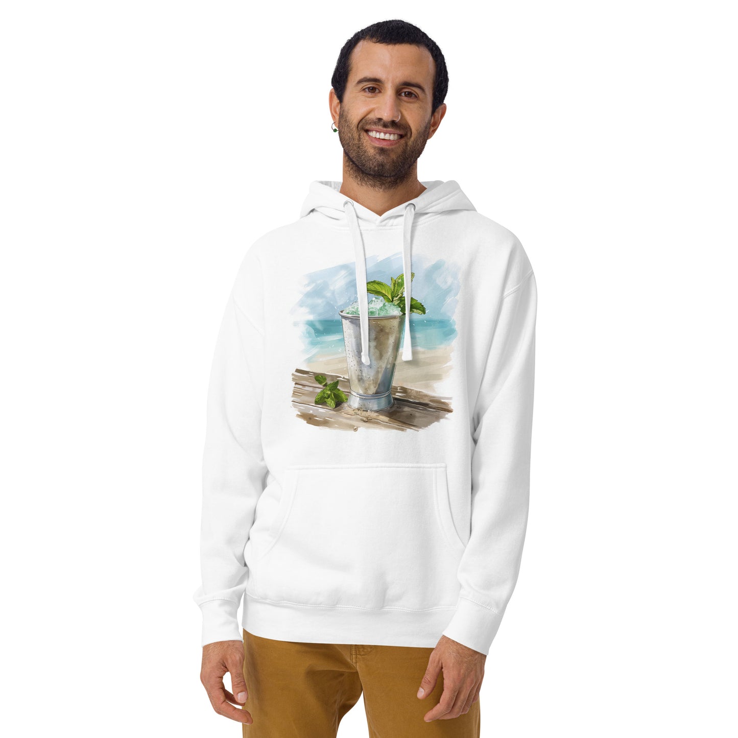 Mint Julep Front Print Unisex Hoodie - Swagodin