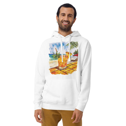 Mai Tai Front Print Unisex Hoodie - Swagodin