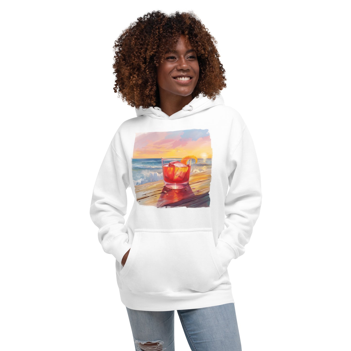 Negroni Front Print Unisex Hoodie - Swagodin