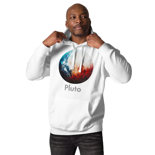 Pluto Named Front Print Unisex Hoodie - Swagodin