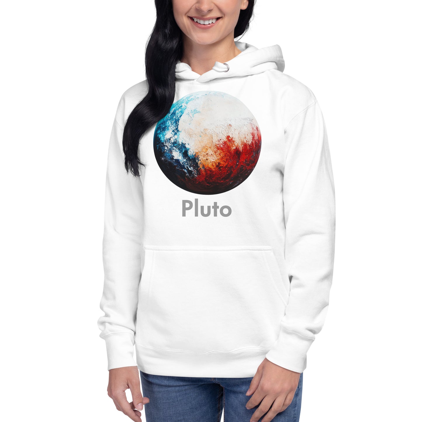 Pluto Named Front Print Unisex Hoodie - Swagodin