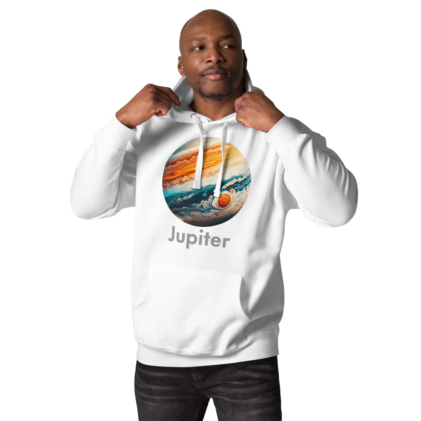 Jupiter Named Front Print Unisex Hoodie - Swagodin