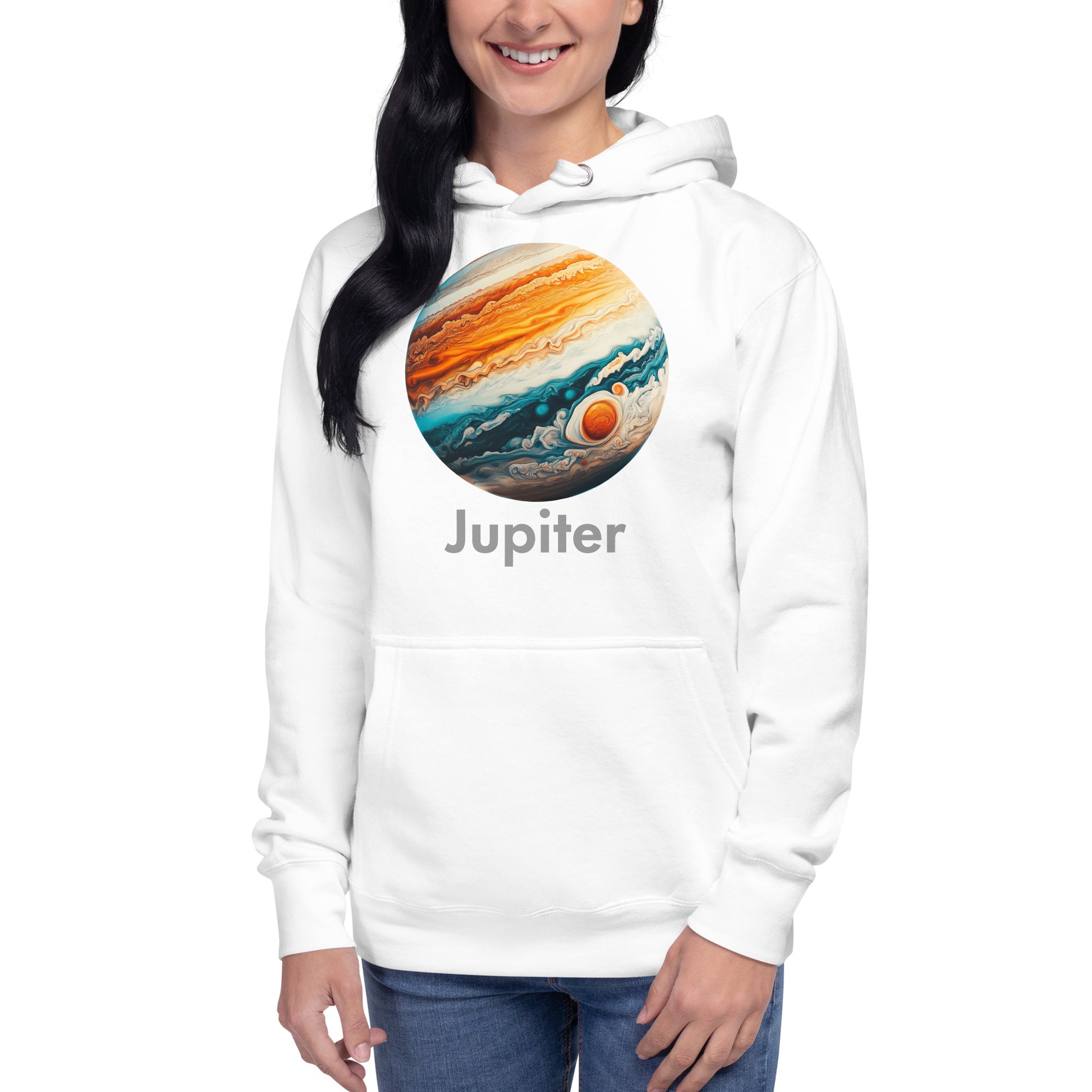 Jupiter Named Front Print Unisex Hoodie - Swagodin