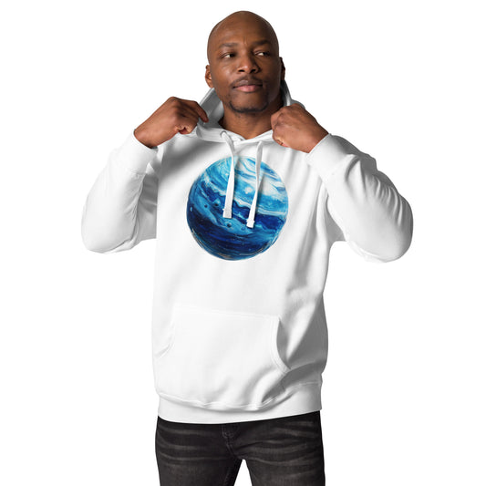 Neptune Front Print Unisex Hoodie - Swagodin