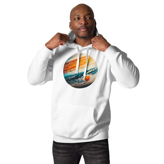 Jupiter Front Print Unisex Hoodie - Swagodin